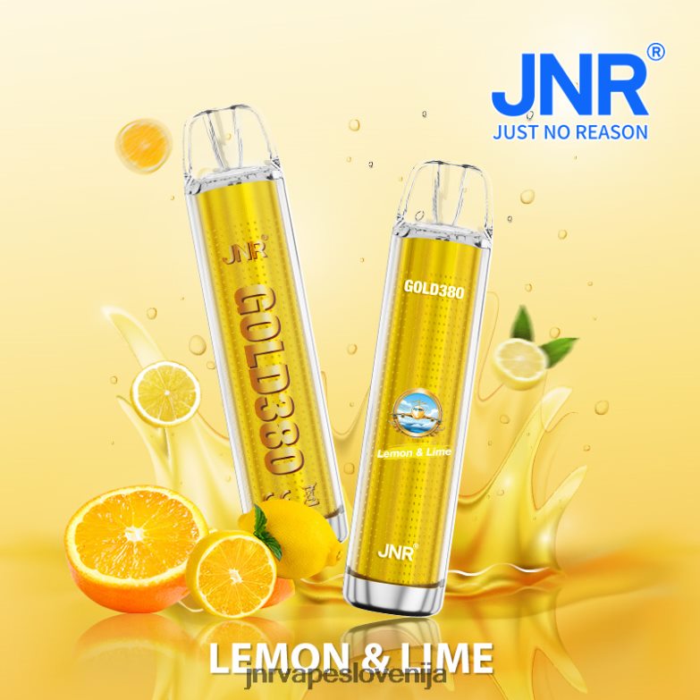 jnr gold380 - JNR Vape Nicotine XBFH8L38 limona & limeta