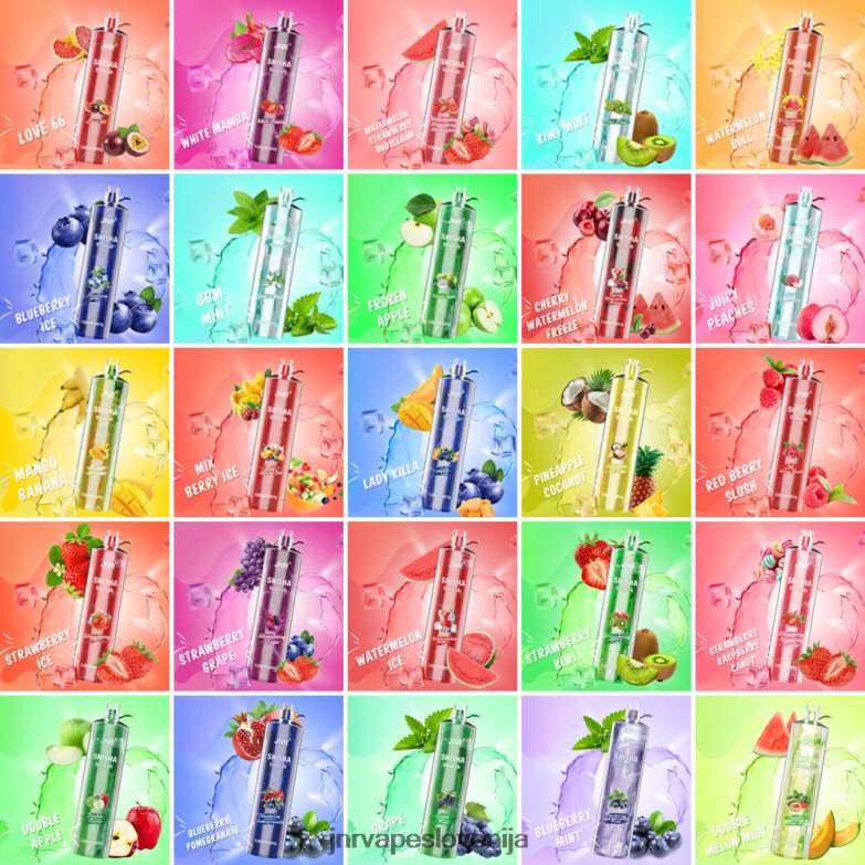 jnr šiša - JNR Vape Flavours XBFH8L174 modra kisla malina