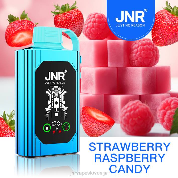 JNR SHISHA škatla | JNR Vape Ljubljana jagodno malinov bonbon N0NT82