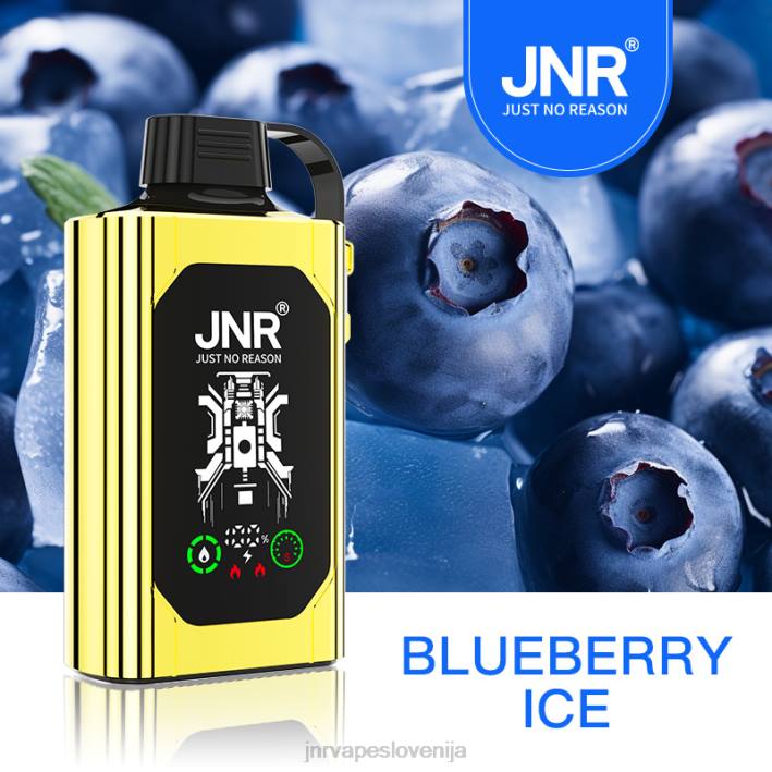 JNR SHISHA škatla | JNR Vape Nicotine Content borovničev led N0NT75