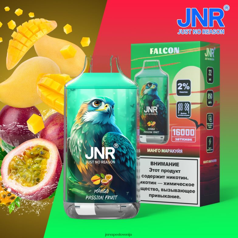 jnr sokol - JNR Vape Slovenija XBFH8L222 mango pasijonka brez sadja