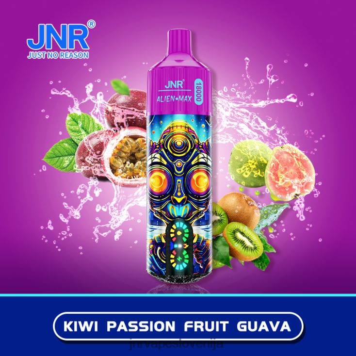 JNR ALIEN max - JNR Vape Flavours FVL84F34 kivi pasijonka guava
