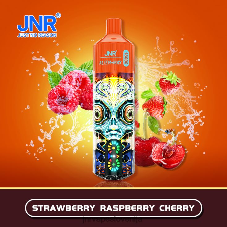 JNR ALIEN max - JNR Vape Ljubljana FVL84F23 jagoda malina češnja
