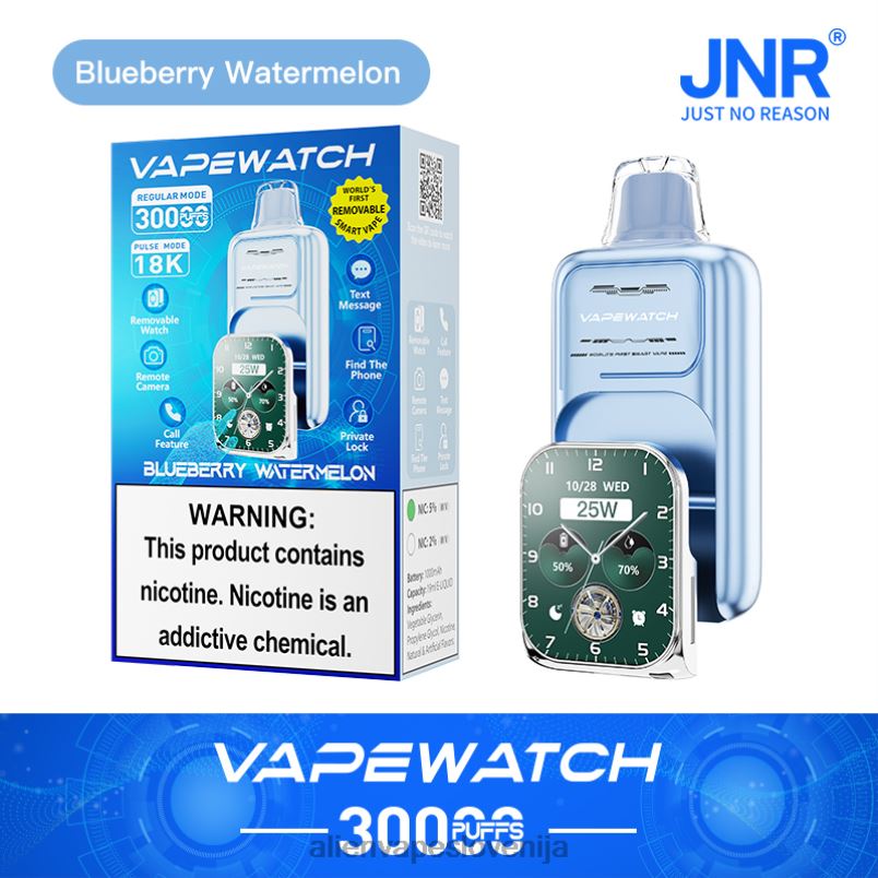 JNR Vape Pods borovničeva lubenica | JNR vape ura PZ0PJ4